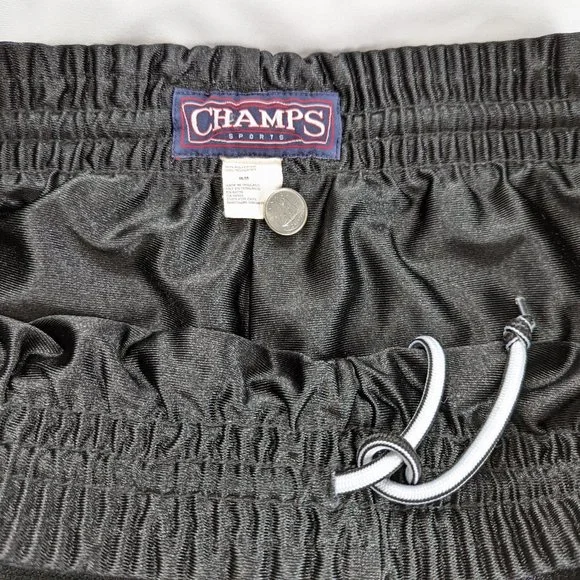Champs Reversible Black and White Dazzle Basketball Shorts - Picture 5 of 5